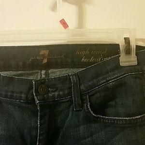High waist boot cut 7 for all mankind jeans